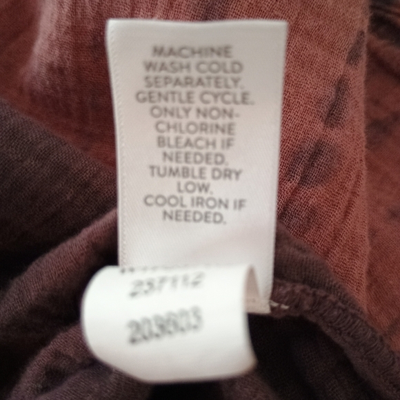 Jill Pure Shirttail GauzeTunic Top& Blouse - Picture 5 of 9